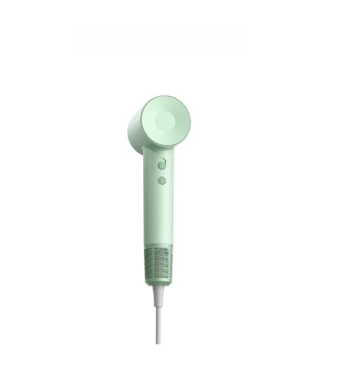 Laifen SE high-speed hair dryer in mint green, side profile of compact ionic dryer