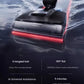  The H15 Pro lying completely flat, gliding under a low-profile bed while red LED lights highlight its zero-tangle brush and powerful 22 000 Pa suction.
