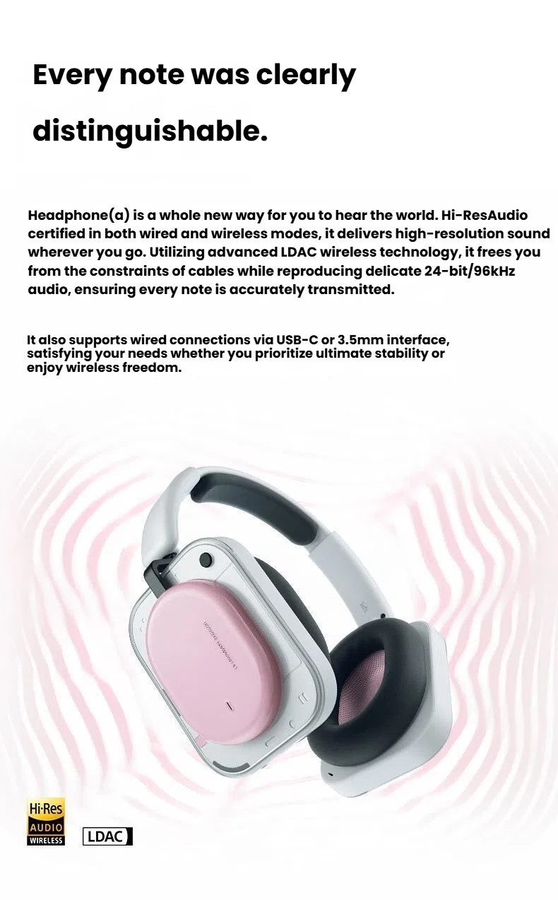 NOTHING Headphone (a) 40mm titanium-coated dynamic driver feature illustration