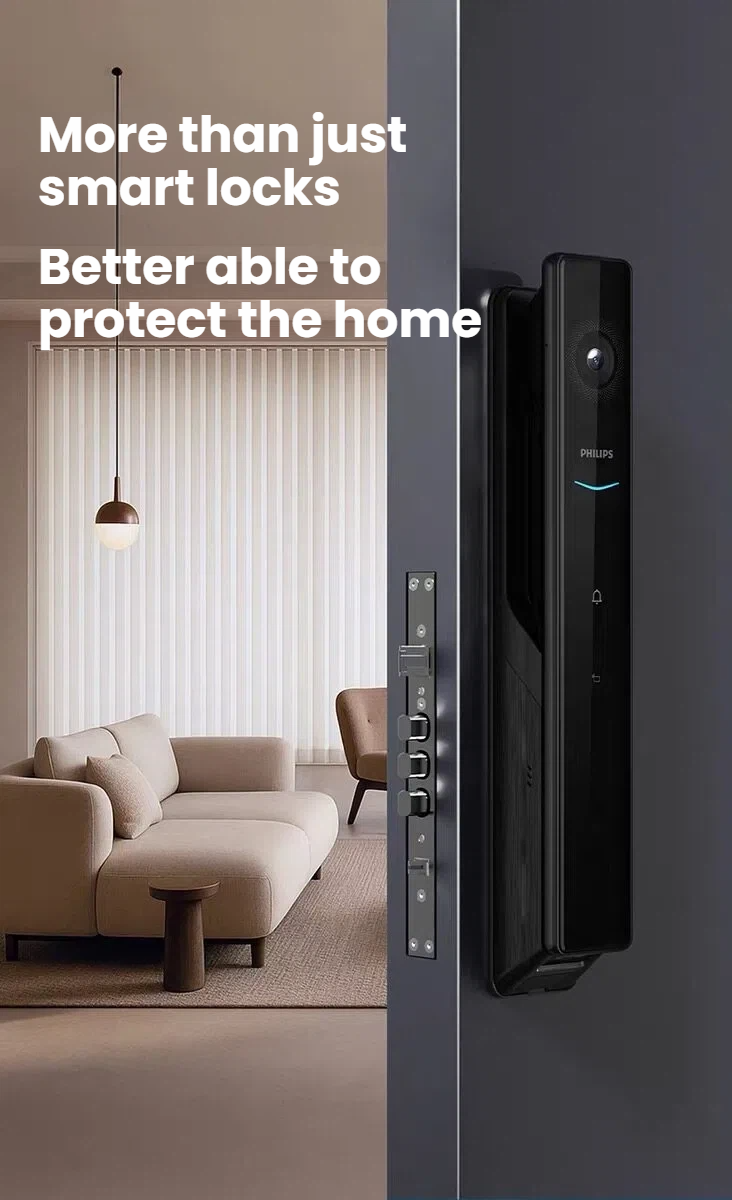 Philips 9000 Series Palm & Face Recognition Smart Lock — palm vein recognition demonstration