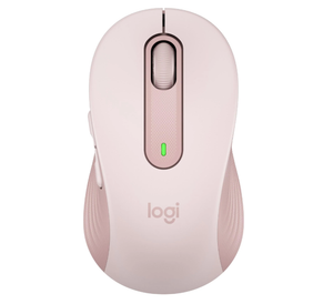 Logitech Signature M650 wireless mouse in pink with SmartWheel