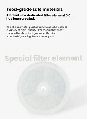 Food-grade materials in PETKIT EVERSWEET Filter 3.0