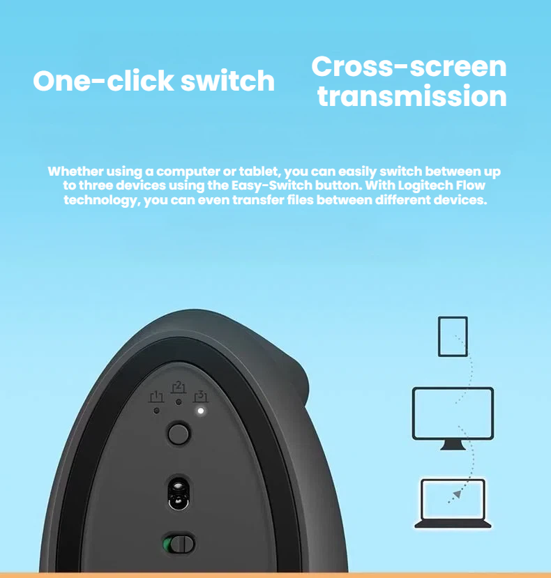 Logitech Lift SmartWheel smooth scrolling close-up