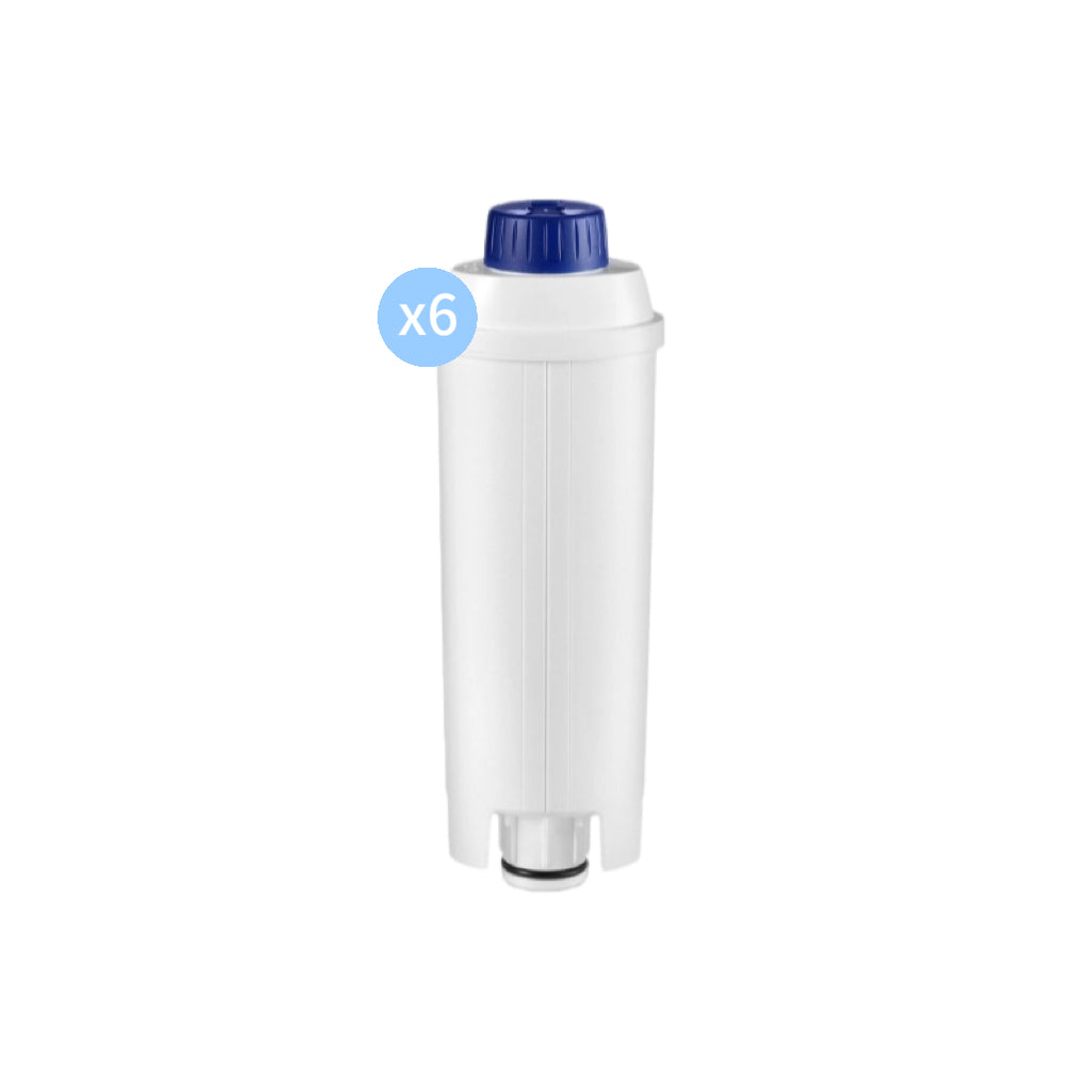 Six-pack of De'Longhi coffee machine water filters