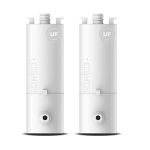 Two CATLINK PURE 2 UF water fountain filter cartridges