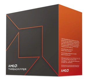 AMD Ryzen Threadripper 7970X sTR5 CPU retail box and processor image