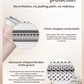 Philips Lady Shaver 6000 pearl-shaped comb teeth and diamond-shaped skin guard