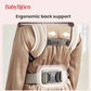 Back view of BabyBjörn Harmony Carrier Mesh showing padded shoulder straps and wide waist belt – designed for comfortable, even weight distribution during extended wear