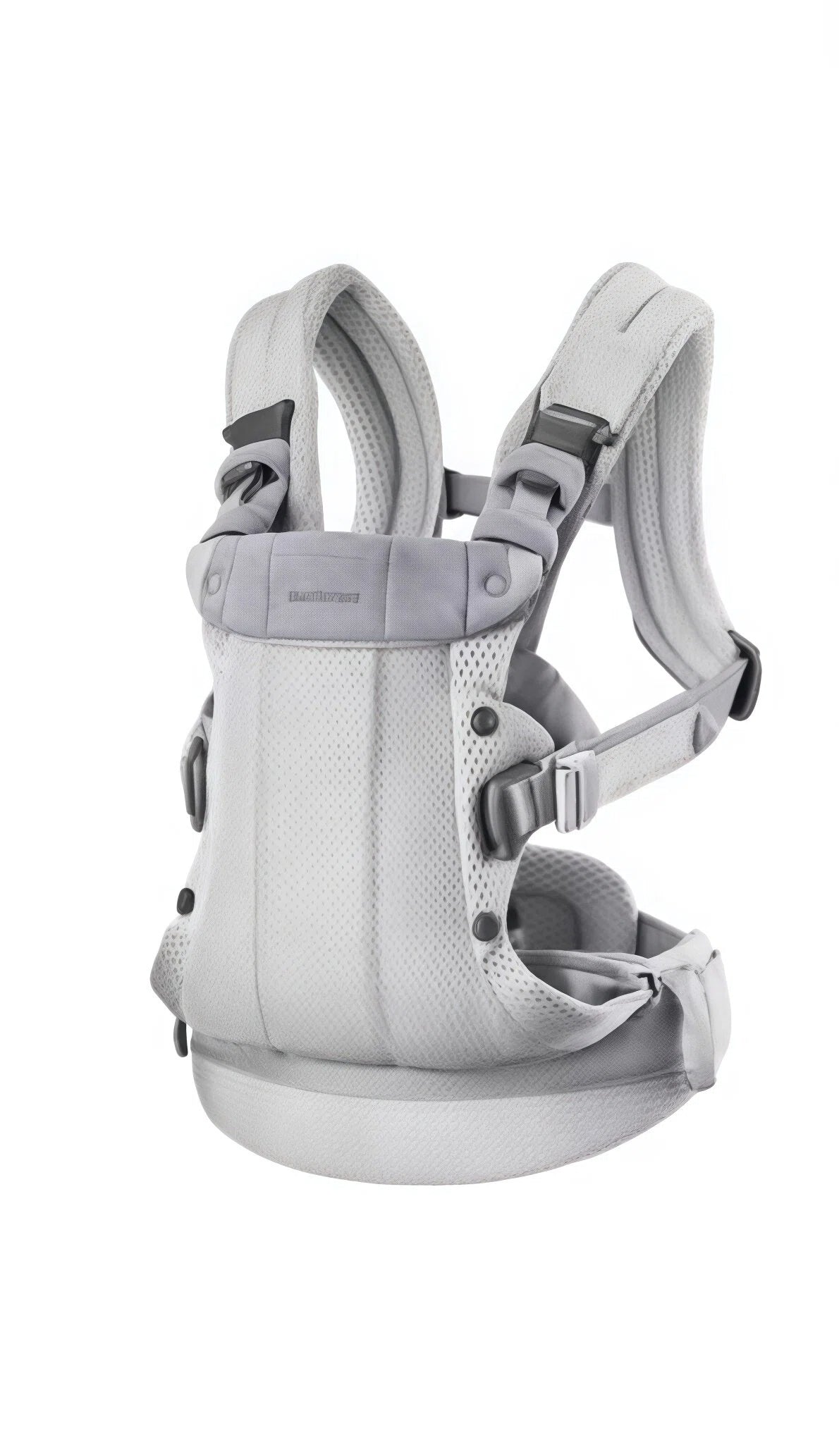 BabyBjörn Harmony Carrier Mesh in light gray – modern, minimalist design with 3D mesh fabric for optimal breathability and comfort