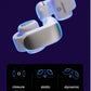 An illustration demonstrating the different audio modes of the Bose Ultra Open Earbuds: stereo, static, and dynamic spatial audio, which adapts the sound as you move.
