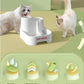 Two cats drinking from Cat Mate multi-level water fountain with anti-splash design, three-layer filtration, zero leakage current, and independent water tank — perfect for hydration