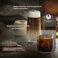 Philips EP5541 espresso machine with a variety of coffee drinks, highlighting its cold extraction and rapid Italian extraction features