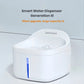 Dogness smart water dispenser generation III in white, featuring 2L capacity, quiet operation, and continuous flowing water for cats and small pets