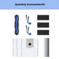 Genuine ECOVACS quarterly accessory kit for DEEBOT T80 OMNI: 1 main brush, 2 side brushes, 3 filters, 1 mop roller & 4 dust bags.