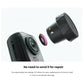 A close-up view of the Insta360 X4 Air's replaceable lens design, highlighting how users can easily swap out a damaged lens themselves without needing a professional repair.