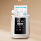 Kangaroo Fitness bottle warmer heating baby food like porridge and bird’s nest gruel at 70°C—safe, even warming for nutritious meals without burning.