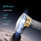Close-up of the Philips massage gun’s internal all-metal motor system, highlighting 2800 RPM rotational speed, 5kg thrust, and 10mm depth amplitude for powerful deep-tissue percussion therapy.