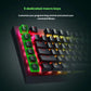 Angled view of the Razer BlackWidow V4 X keyboard highlighting six dedicated macro keys (M1–M6) on the left side, allowing gamers to customize complex commands and expand their in-game control library.
