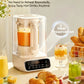 The SUPOR blender on a breakfast table, highlighting its "Heat Preservation" function. This feature keeps hot drinks like soups and juices warm, so there's no need to reheat them repeatedly.