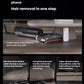 Lifestyle collage showing the ultra-thin H15 Pro sliding under beds, sofas, and tables to remove hair, crumbs, and spills without moving furniture.