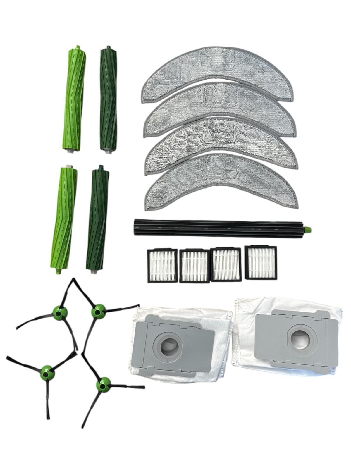 Robot Specialist Roomba Combo 10 Max kit with two roller pairs, four mops, four filters, four side brushes and two bags