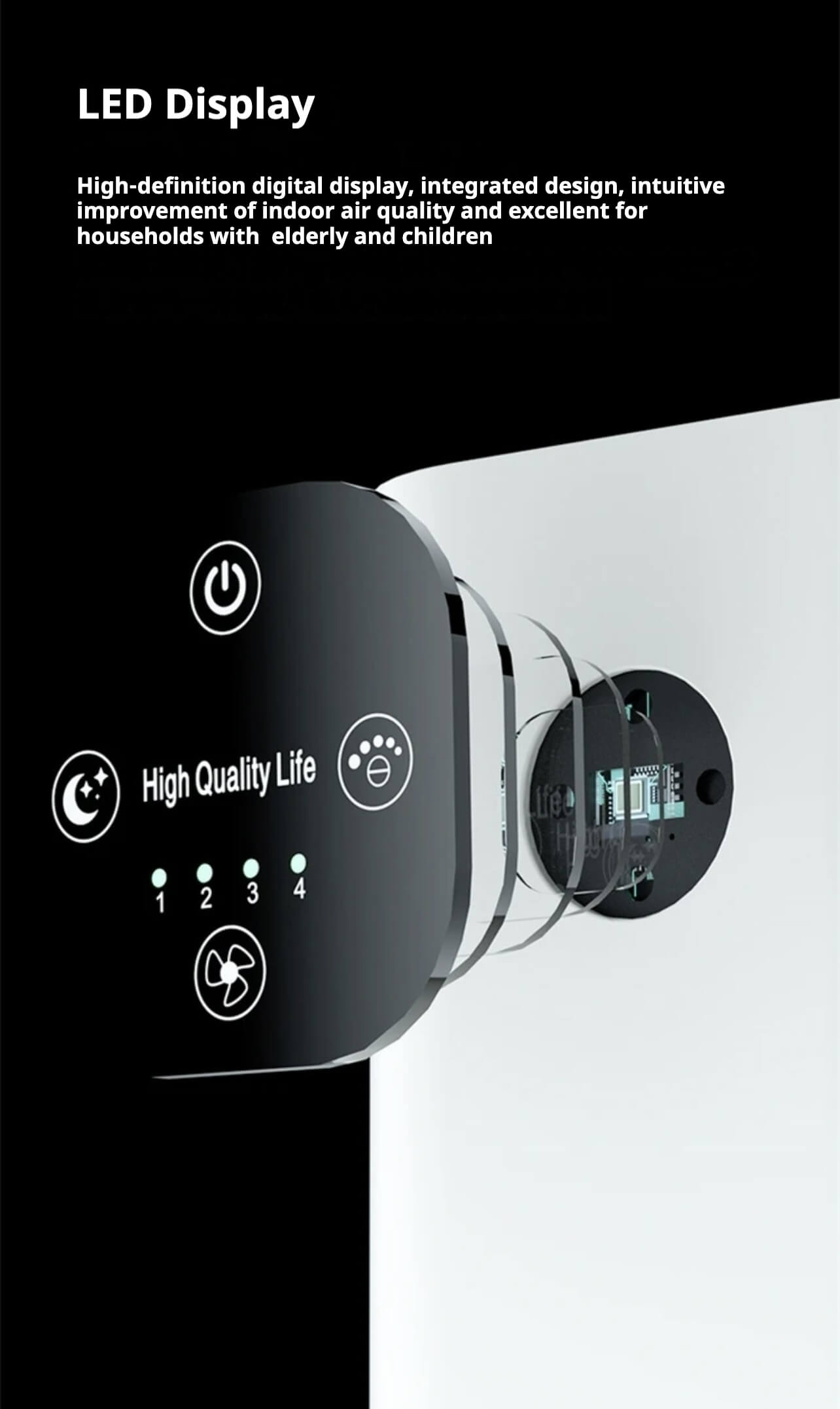 Air Purifier for Pet Owners, Pollen and Air Impurities, Noise Reduction