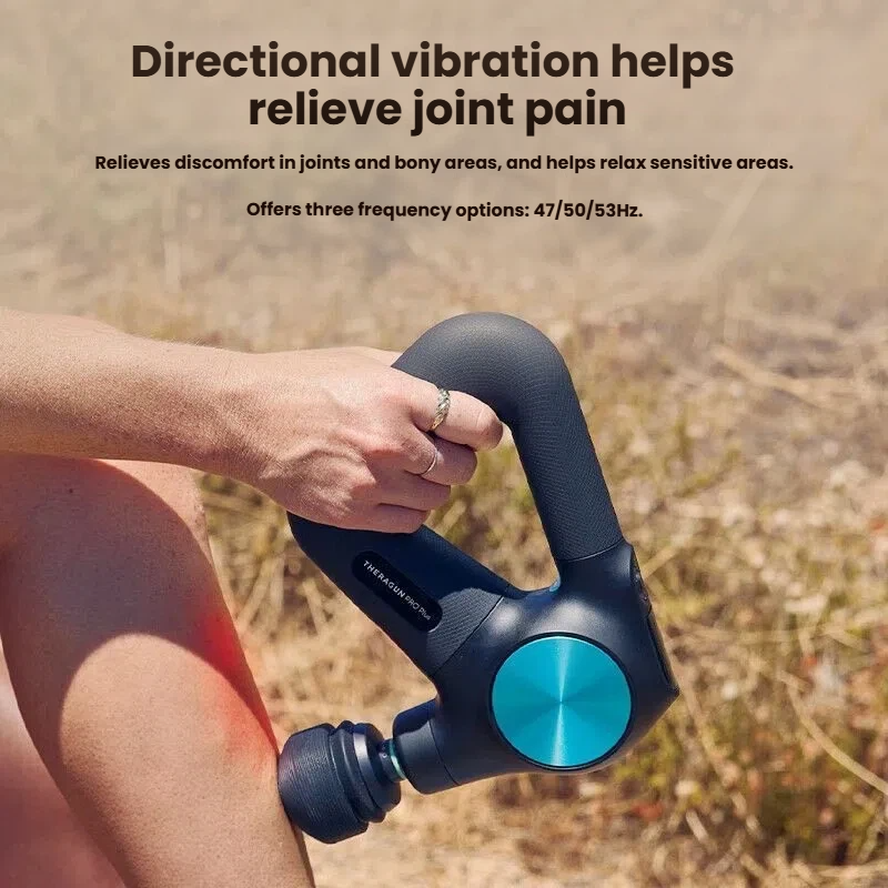 Therabody Theragun Pro Plus 16mm amplitude deep tissue percussion stroke