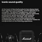 Marshall Minor IV wireless Qi charging case top view