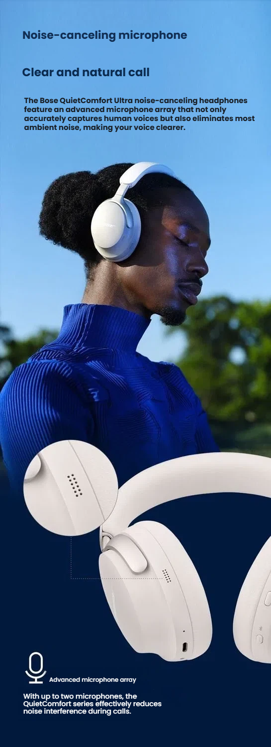 Bose QC Ultra Headphones CustomTune personalised sound calibration callout