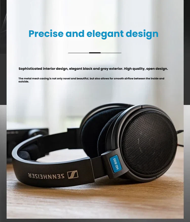 Sennheiser HD 600 comfortable velour ear cushions for studio sessions