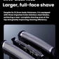 Panasonic compact shaver with SlideTouch swipe-to-open power slider