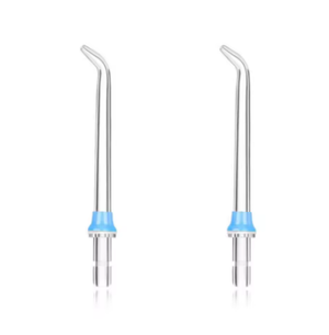 Two Oclean standard Water Flosser nozzles with blue rings
