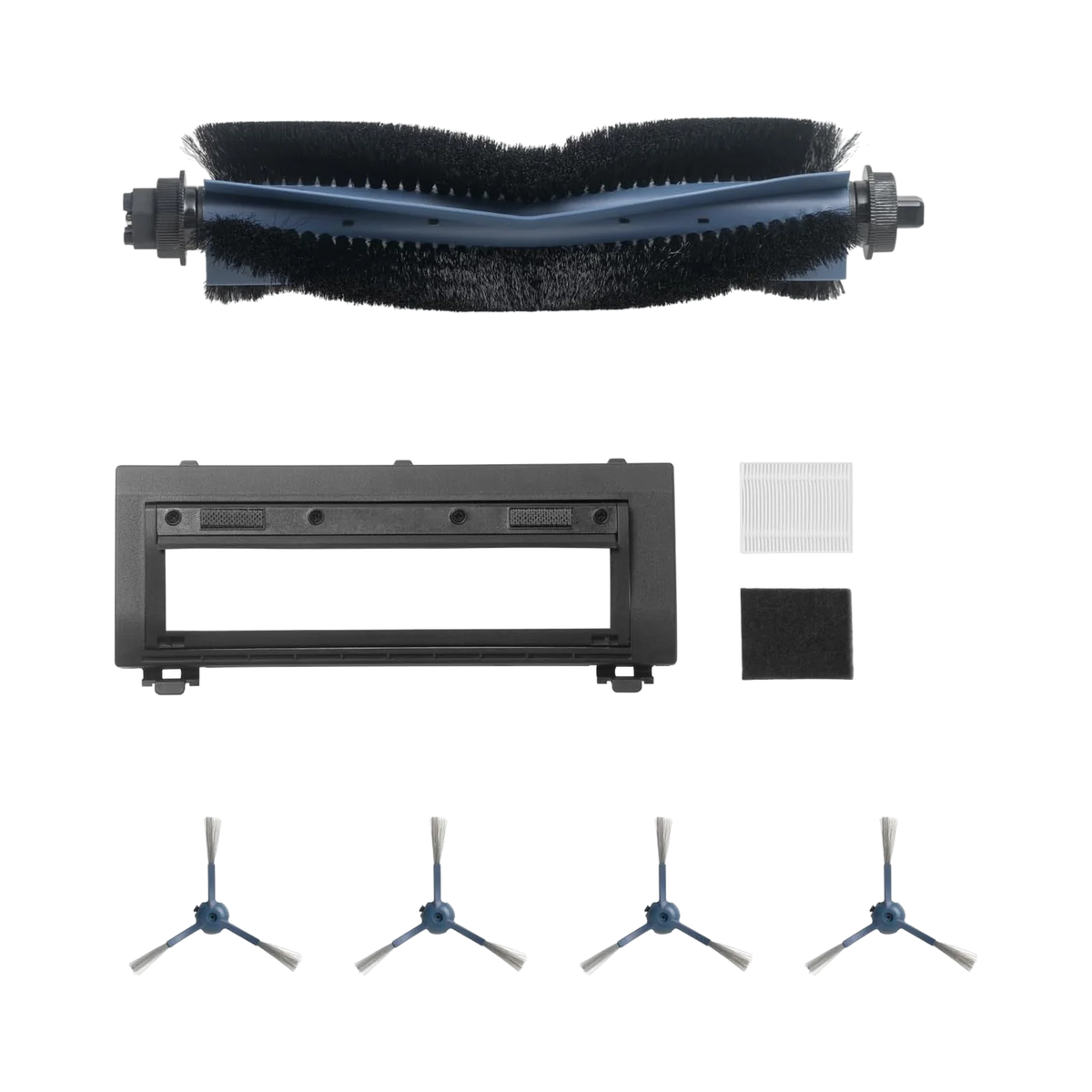 Genuine eufy G50 and G50 Hybrid replacement kit with roller brush, guard, two filters and four side brushes