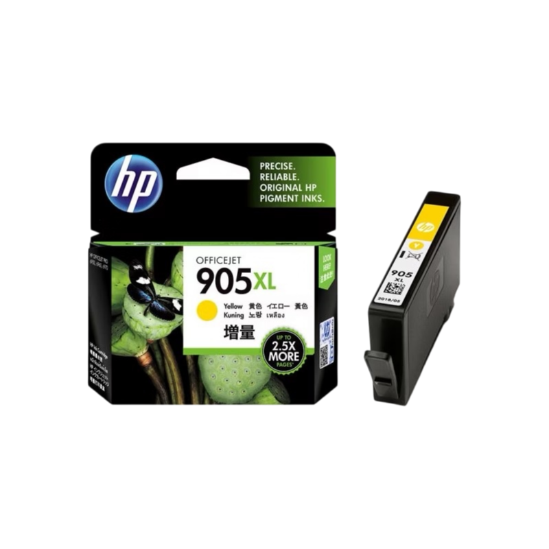HP 905XL yellow high yield original ink cartridge T6M13AA