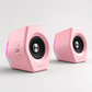 Edifier Hecate G2000 pink gaming speaker side profile
