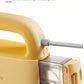  Close-up view of the Keheal garment steamer's easy-to-refill, 140ml extra-large detachable and transparent water tank.