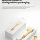 The Laifen SE 2 hair dryer shown in its environmentally friendly, biodegradable packaging, which helps to reduce the burden of plastic use.