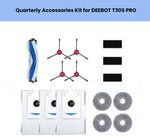 ECOVACS DEEBOT T30S PRO 15-piece kit: main brush, four side brushes, three filters, four mop pads and three dust bags