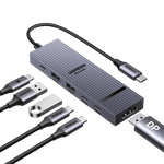 UGREEN 75244 six-port USB-C hub with DisplayPort